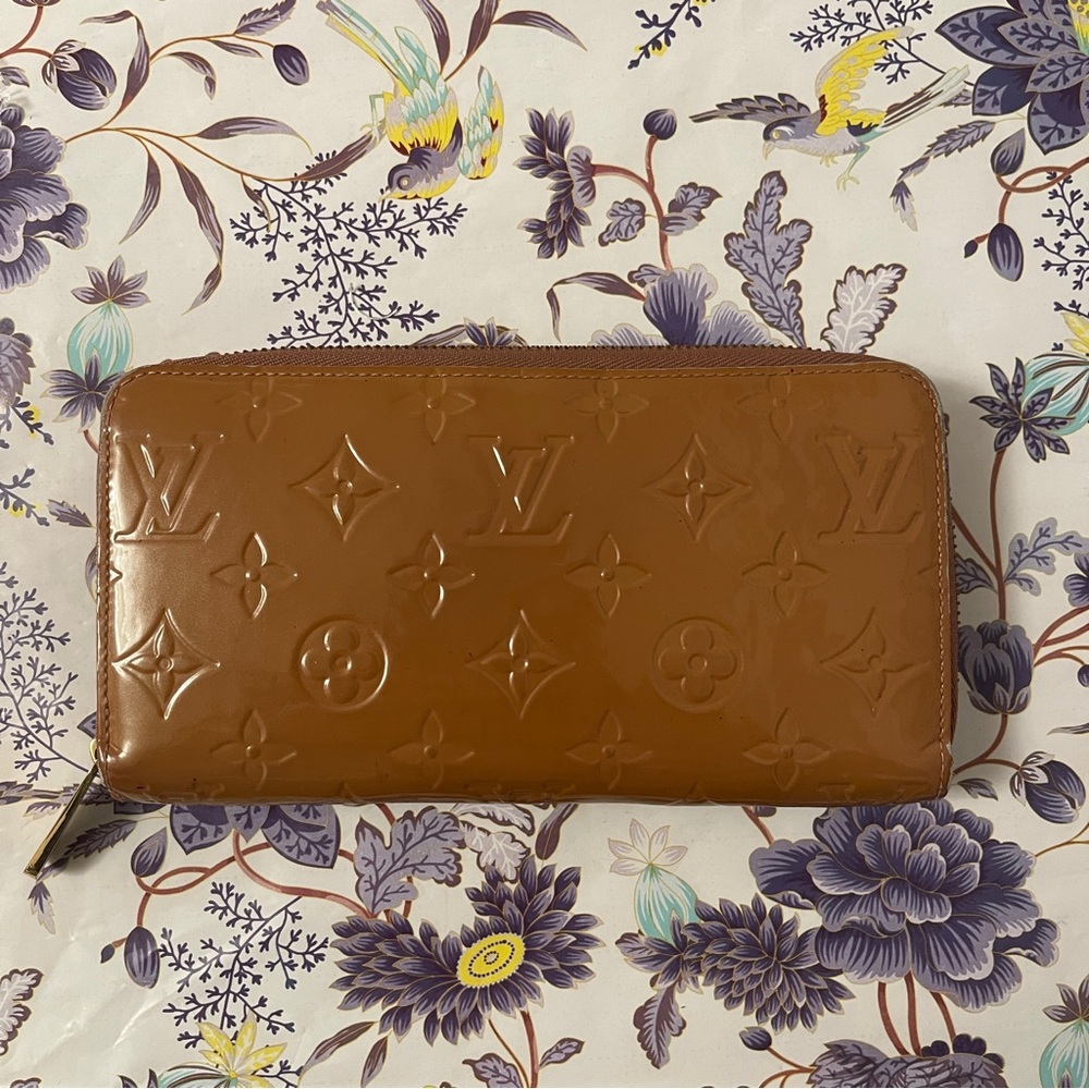 Louis Vuitton Brown Embossed Wallet